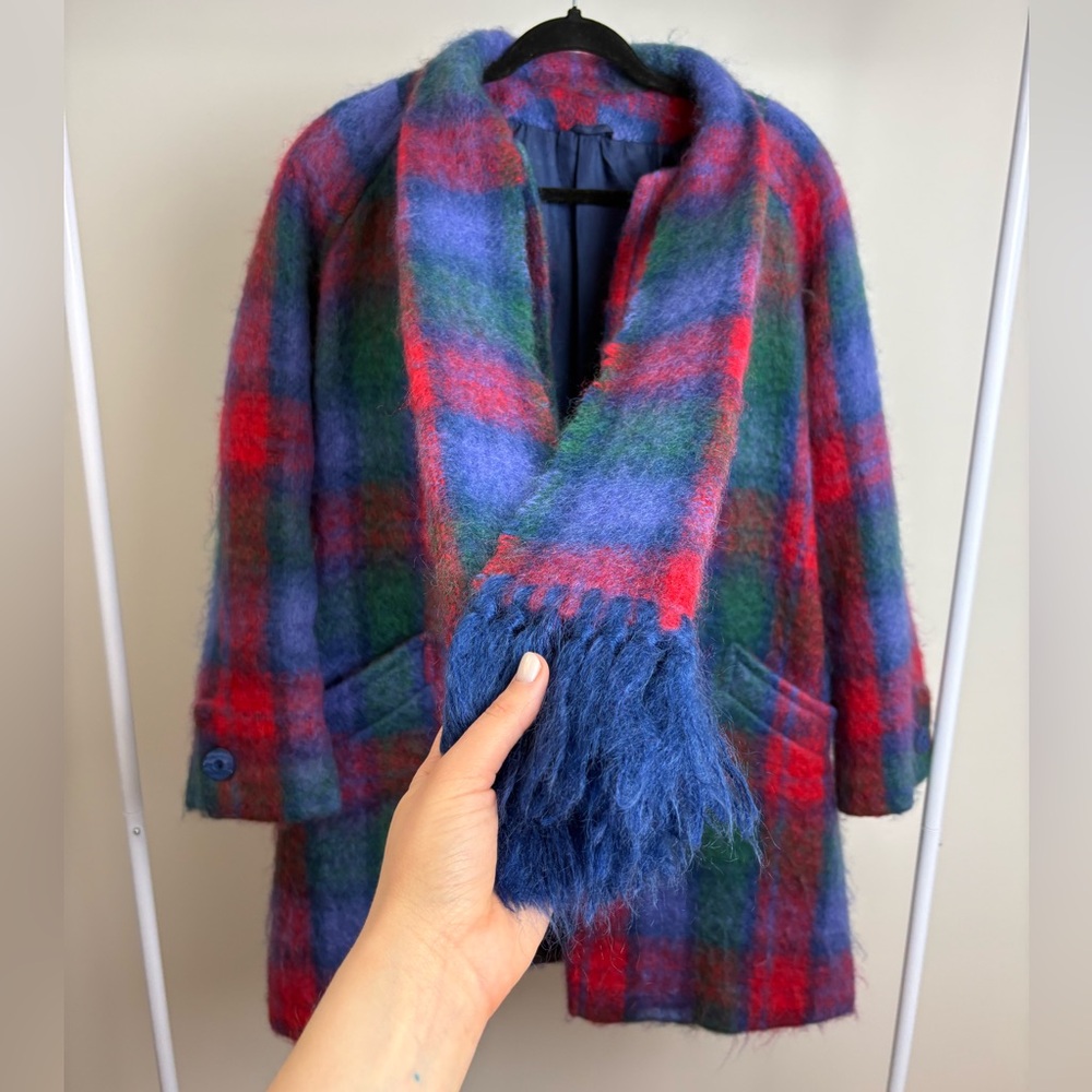 Vintage Donegal Design Mohair Coat – Handcrafted in Ireland
